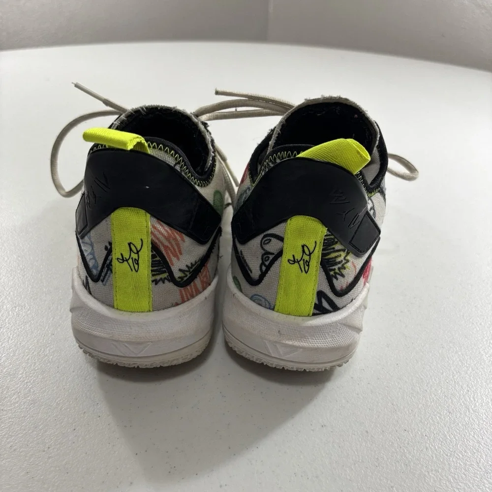 Nike Jordan Why Not Zer0.4 Graffiti Westbrook Shoes Men Sz 10.5 DD4887-007 Good